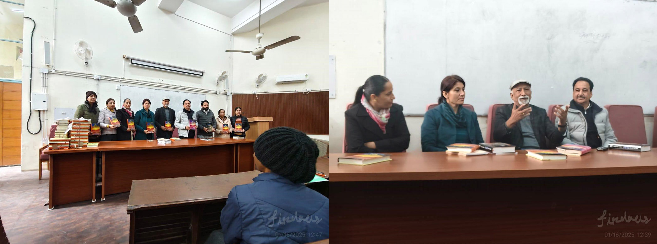 Department of Punjabi, Panjab University interacts with Avtar Gondra and shares views on translation process
